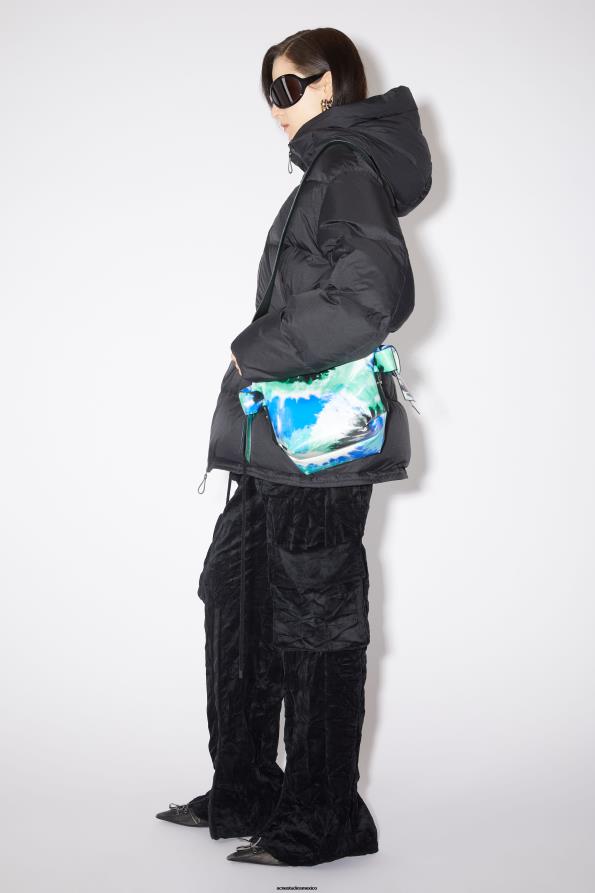 Acne Studios accesorios azul verde 0T4HT538 bolso de hombro musubi mini