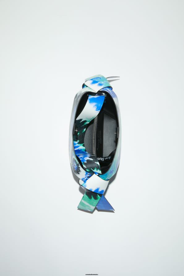 Acne Studios accesorios azul verde 0T4HT538 bolso de hombro musubi mini