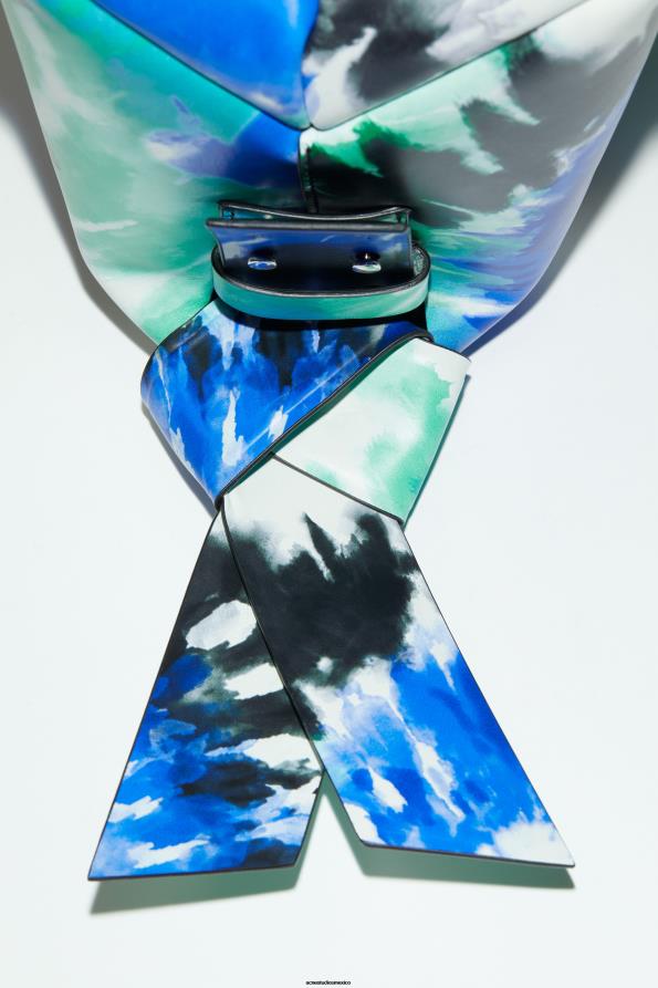 Acne Studios accesorios azul verde 0T4HT538 bolso de hombro musubi mini