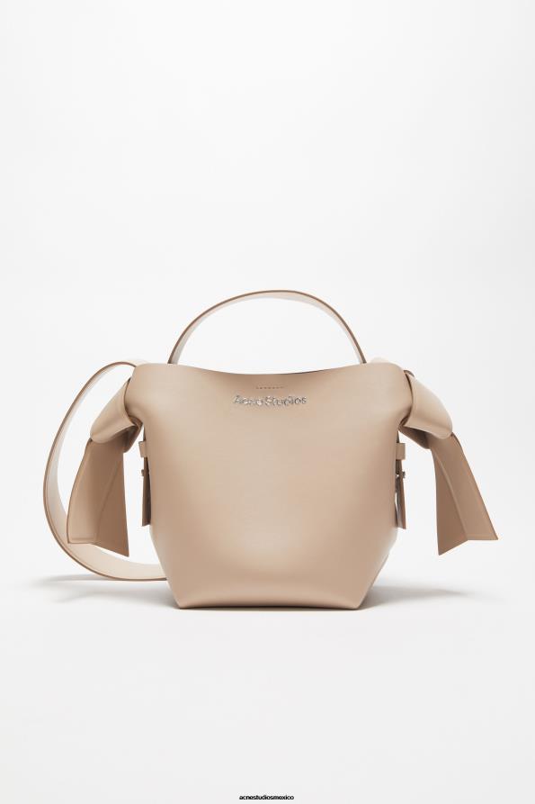 Acne Studios accesorios beige topo 0T4HT461 bolso de hombro musubi mini