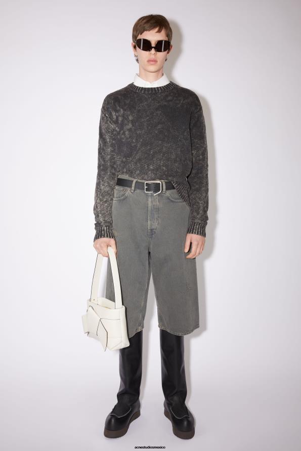 Acne Studios accesorios blanco negro 0T4HT835 bolso de hombro musubi