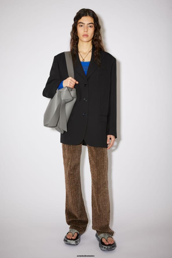 Acne Studios accesorios gris oscuro 0T4HT595 bolso de hombro midi musubi