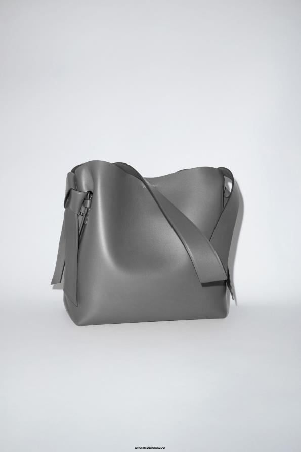 Acne Studios accesorios gris oscuro 0T4HT595 bolso de hombro midi musubi
