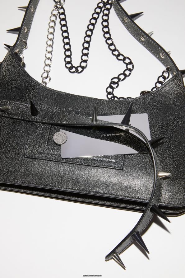 Acne Studios accesorios negro 0T4HT489 bolso de hombro Platt Spike mini