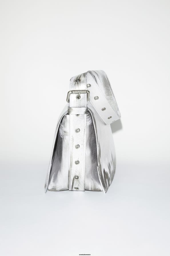 Acne Studios accesorios plata 0T4HT681 bolso de hombro de cuero desfile de pasarela