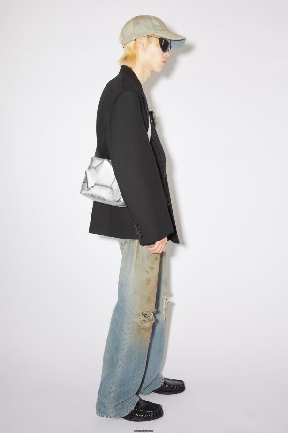 Acne Studios accesorios plata 0T4HT689 bolso de hombro musubi
