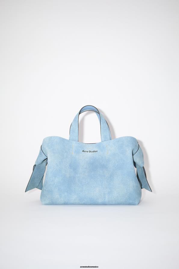 Acne Studios accesorios azul claro 0T4HT764 bolso tote midi musubi