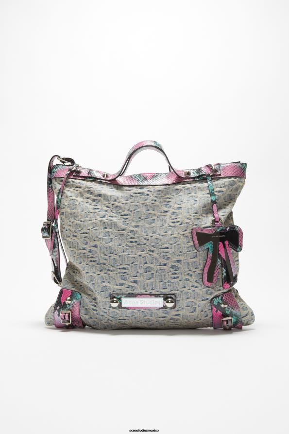 Acne Studios accesorios azul claro/rosa 0T4HT761 bolso de mano
