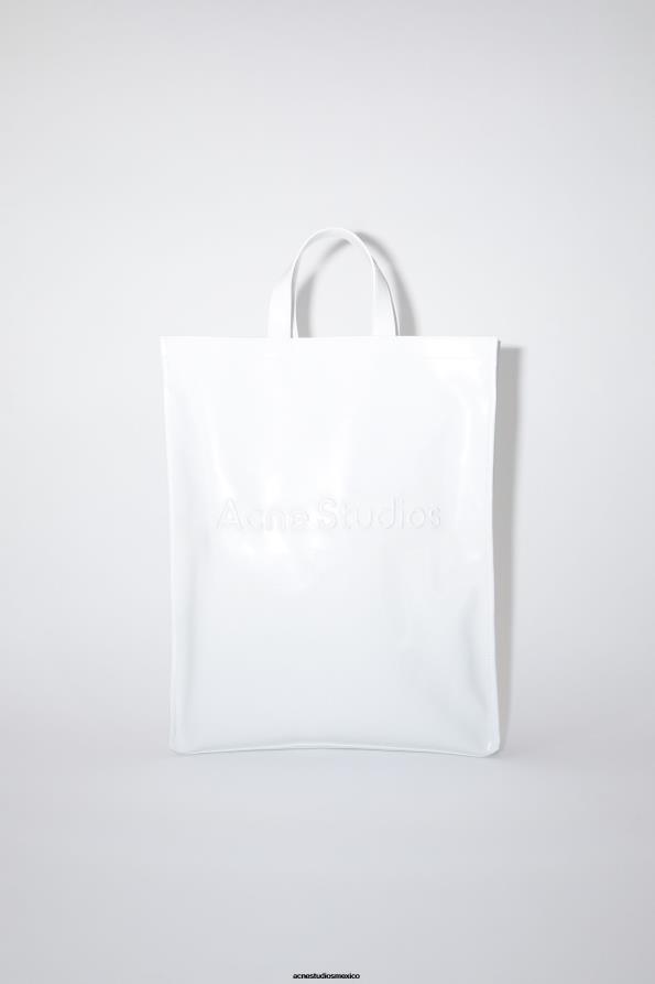 Acne Studios accesorios blanco 0T4HT831 bolso tote con logo