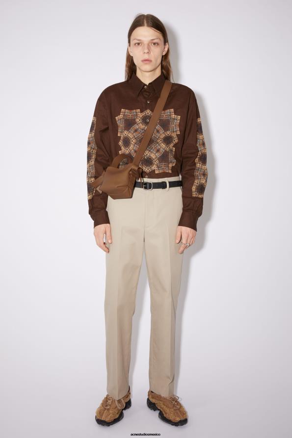 Acne Studios accesorios marrón camello 0T4HT719 bolso tote musubi