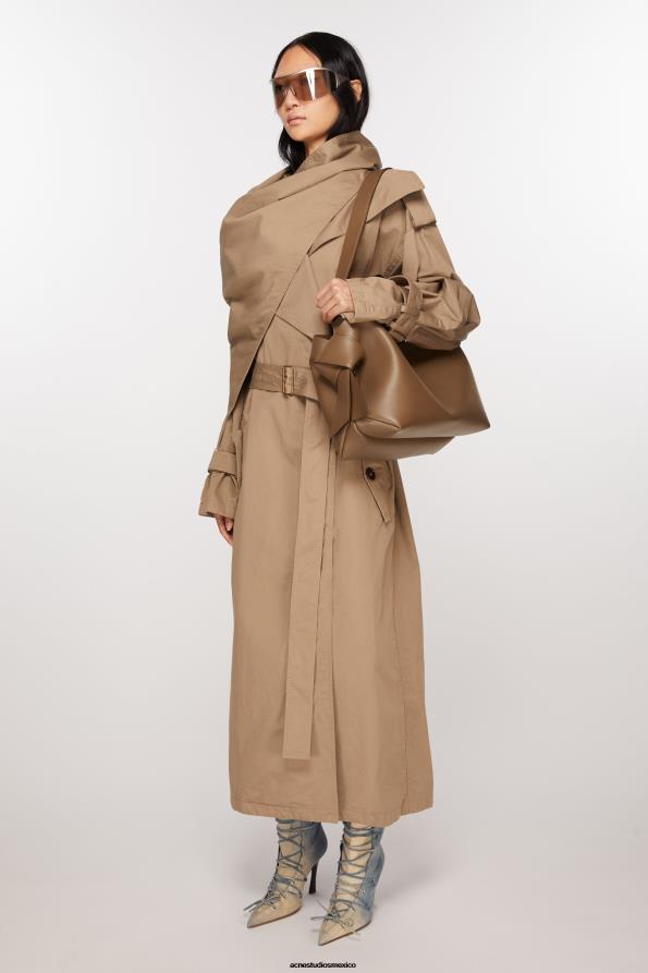 Acne Studios accesorios marrón camello 0T4HT729 bolso tote midi musubi