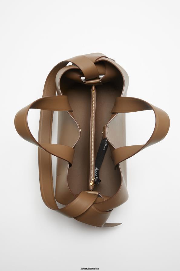 Acne Studios accesorios marrón camello 0T4HT729 bolso tote midi musubi