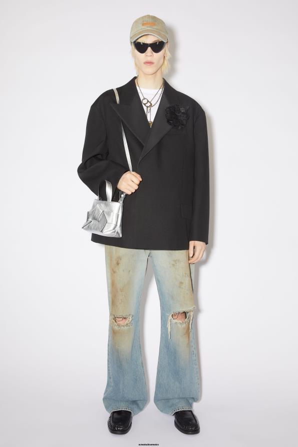 Acne Studios accesorios plata 0T4HT687 bolso tote musubi