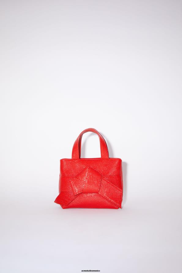 Acne Studios accesorios rojo brillante 0T4HT846 bolso tote musubi