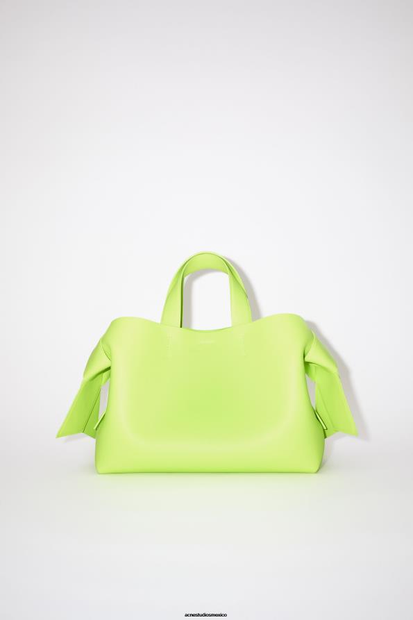 Acne Studios accesorios verde lima 0T4HT740 bolso tote midi musubi