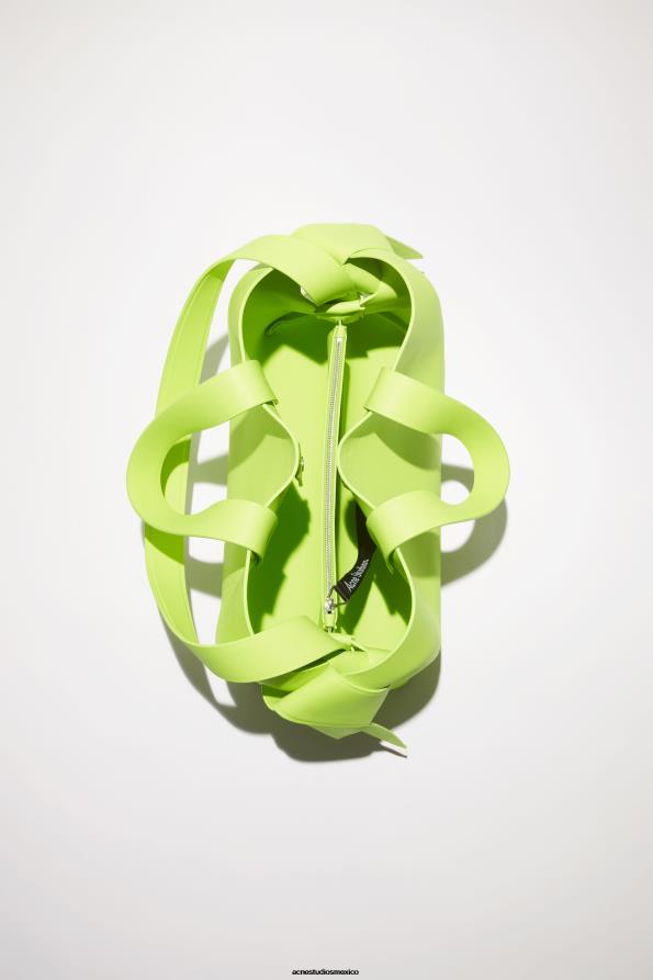 Acne Studios accesorios verde lima 0T4HT740 bolso tote midi musubi