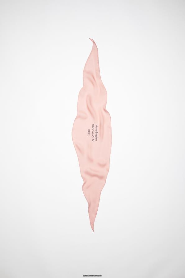 Acne Studios accesorios Rosa Rosa 0T4HT730 bufanda de seda