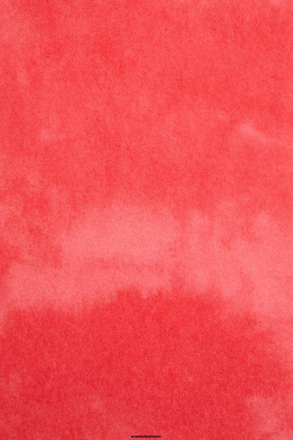 Acne Studios accesorios Rosa brillante 0T4HT804 bufanda de lana con efecto tie-dye - estrecha