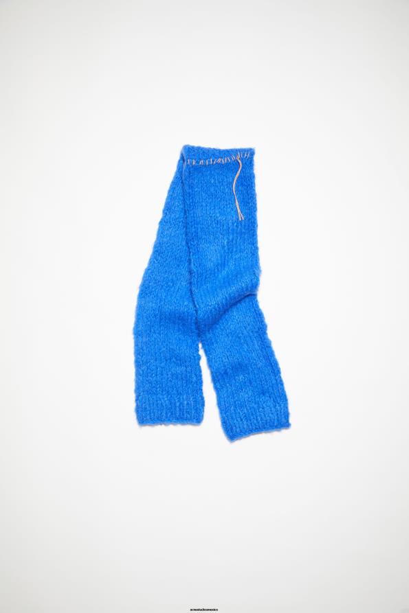 Acne Studios accesorios azul profundo 0T4HT544 bufanda con mangas en mezcla de alpaca