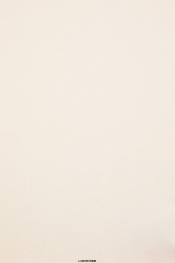 Acne Studios accesorios blanco cálido 0T4HT874 bufanda de lana con flecos - estrecha