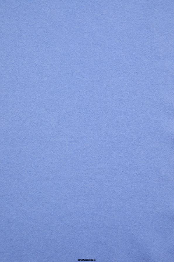 Acne Studios accesorios dulce azul 0T4HT565 bufanda de lana con flecos - estrecha