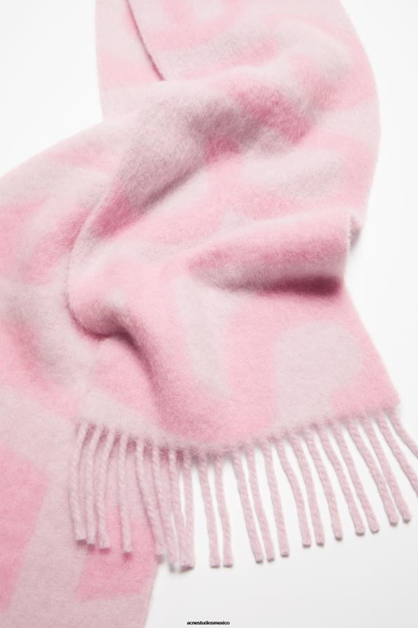 Acne Studios accesorios rosa 0T4HT850 bufanda con logo