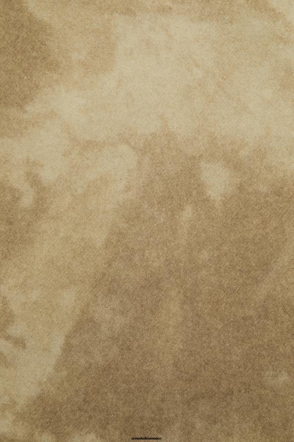 Acne Studios accesorios verde caqui 0T4HT604 bufanda de lana con efecto tie-dye - estrecha