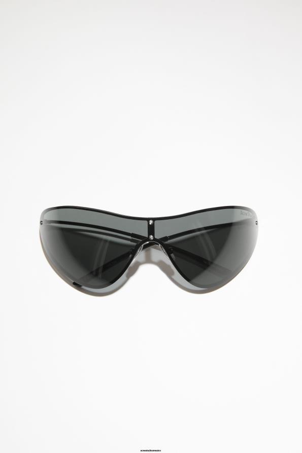 Acne Studios accesorios negro 0T4HT479 desfile de gafas de sol con montura metálica