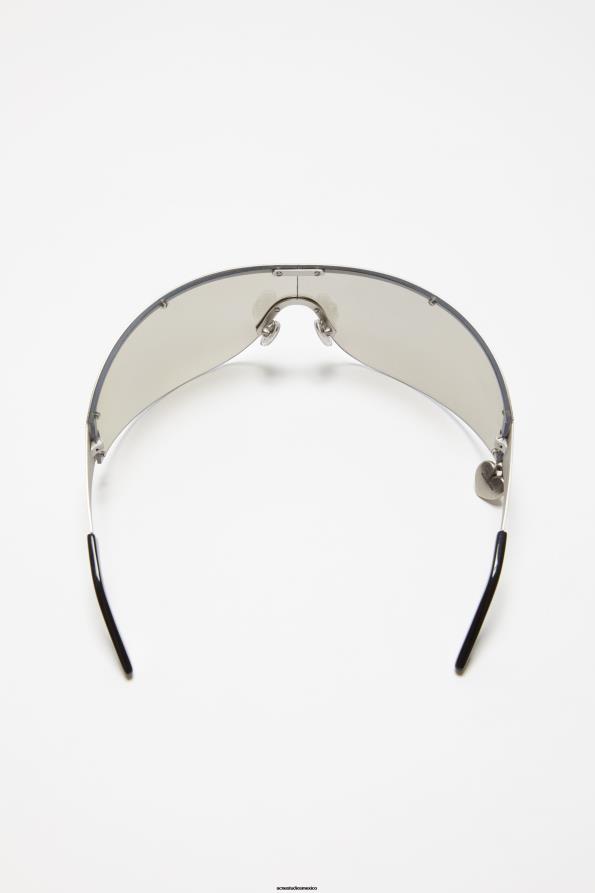 Acne Studios accesorios plata/transparente 0T4HT671 gafas de sol con montura metálica