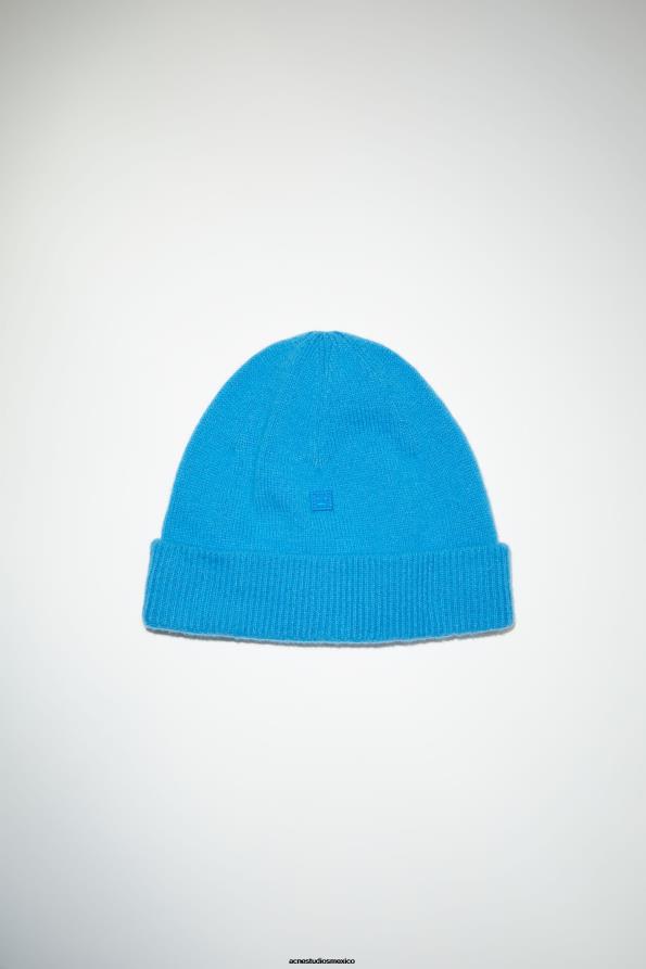 Acne Studios accesorios azul zafiro 0T4HT545 gorro con micro parche facial