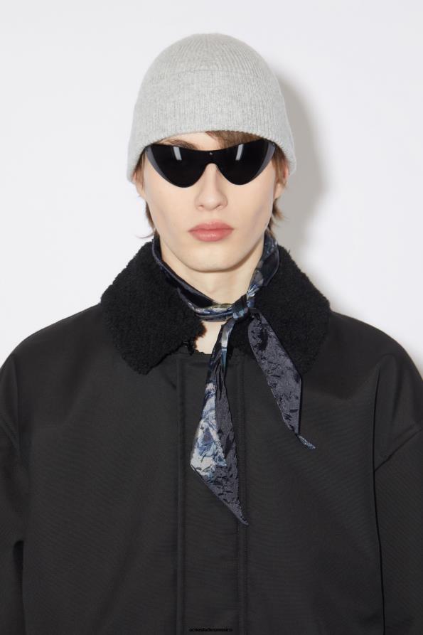 Acne Studios accesorios mezcla gris claro 0T4HT662 gorro de lana y cachemira