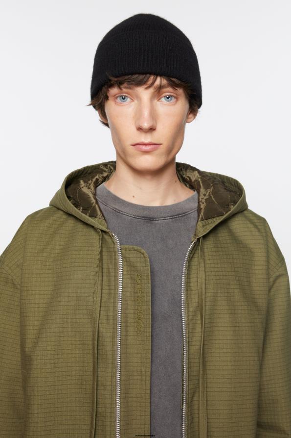 Acne Studios accesorios negro 0T4HT456 gorro de lana y cachemira