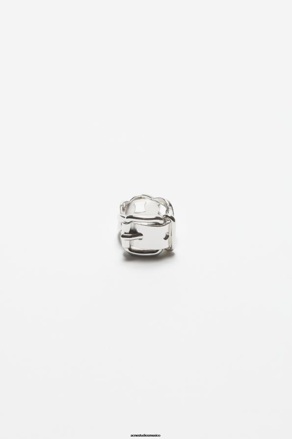 Acne Studios accesorios plata 0T4HT676 anillo de hebilla