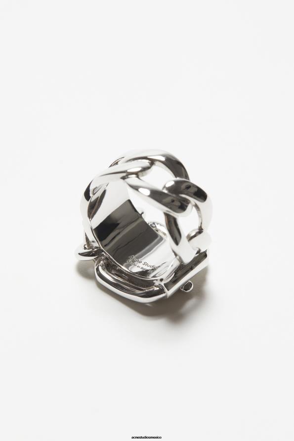 Acne Studios accesorios plata 0T4HT676 anillo de hebilla