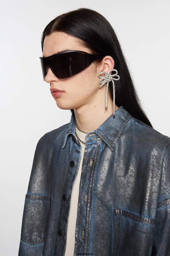Acne Studios accesorios plata antigua 0T4HT646 pendiente de cordón de cristal