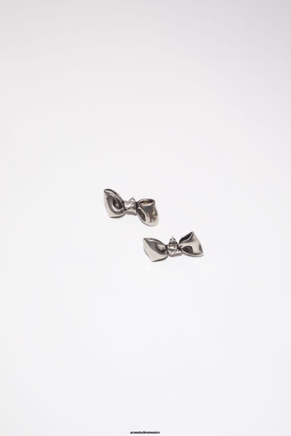 Acne Studios accesorios plata antigua 0T4HT652 pendientes de lazo