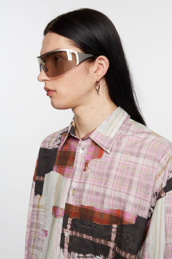 Acne Studios accesorios plata antigua 0T4HT653 aros de corazon