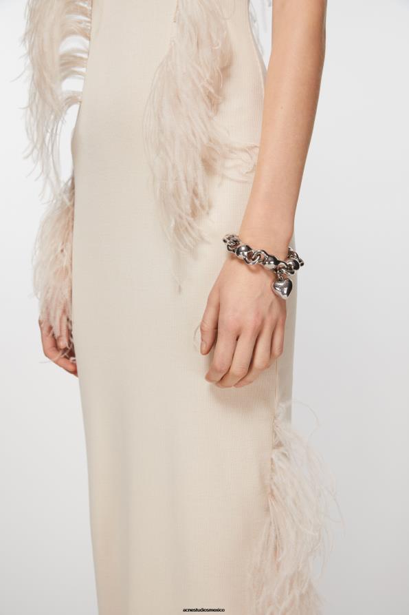 Acne Studios accesorios plata antigua 0T4HT654 Brazalete encantado