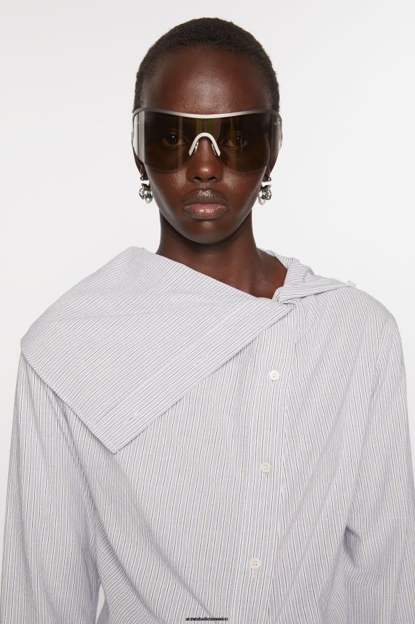 Acne Studios accesorios plata/verde 0T4HT677 pendientes con múltiples dijes