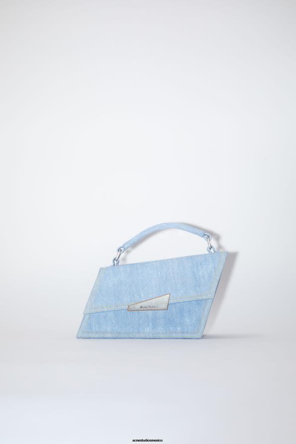 Acne Studios accesorios azul claro 0T4HT767 bolso mini distorsión