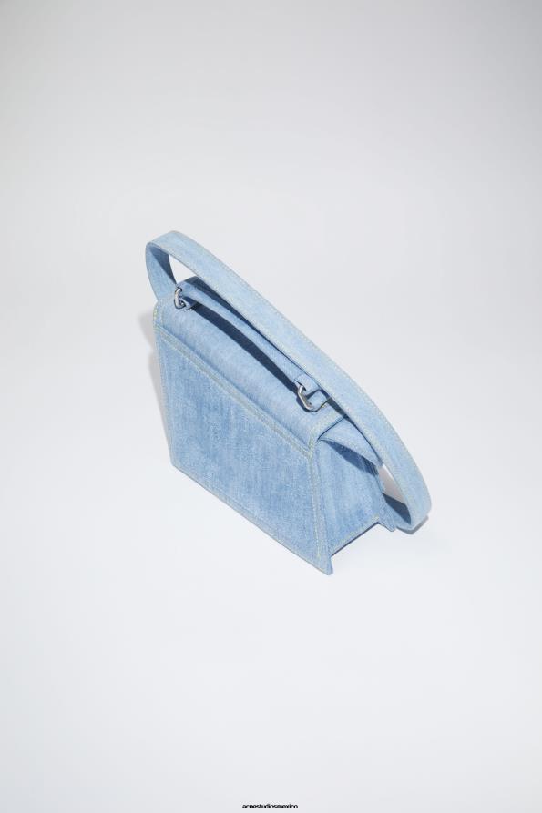 Acne Studios accesorios azul claro 0T4HT767 bolso mini distorsión