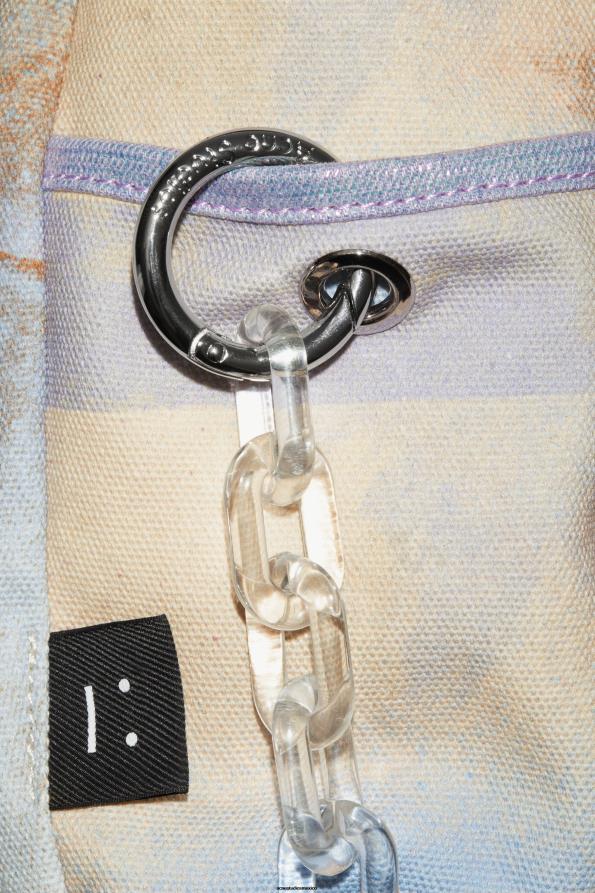 Acne Studios accesorios beige/multicolor 0T4HT790 mini mochila