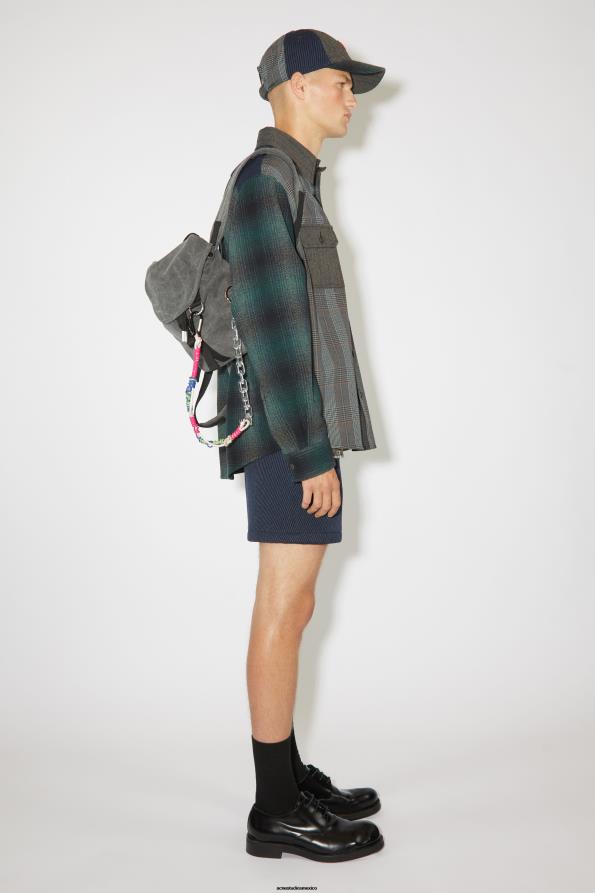 Acne Studios accesorios gris carbón 0T4HT584 mini mochila