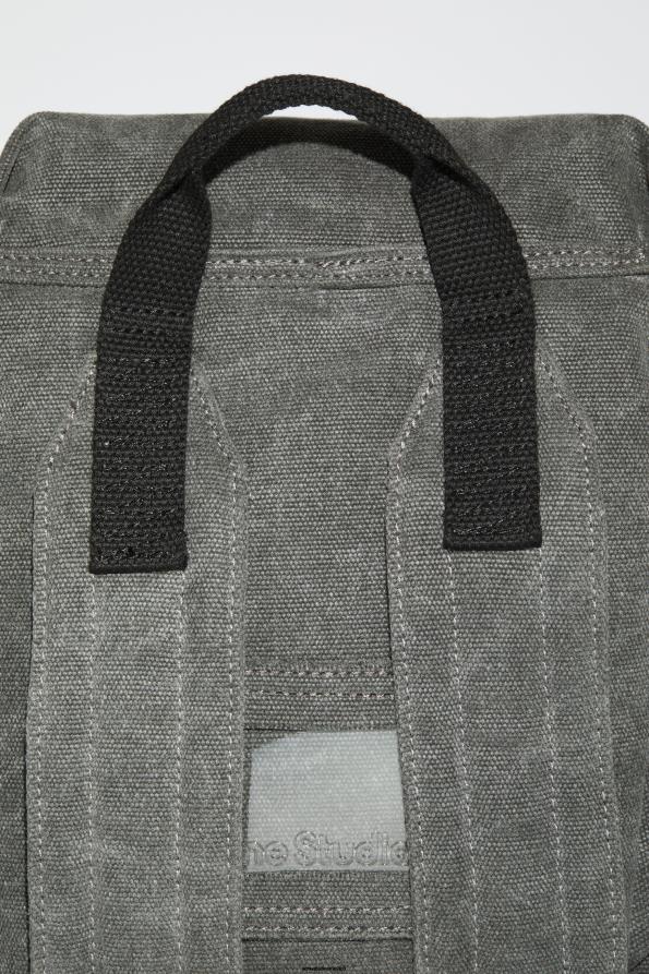 Acne Studios accesorios gris carbón 0T4HT584 mini mochila