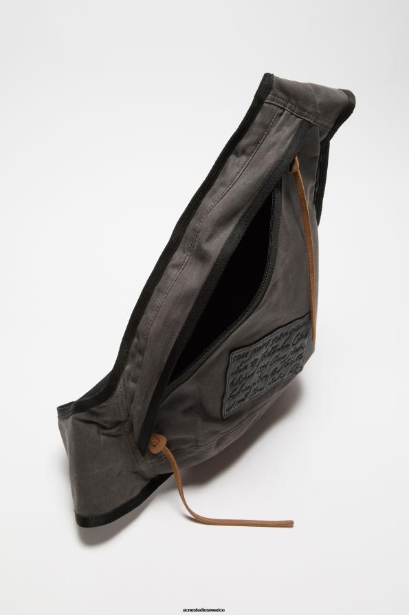 Acne Studios accesorios gris negro 0T4HT608 mochila bandolera