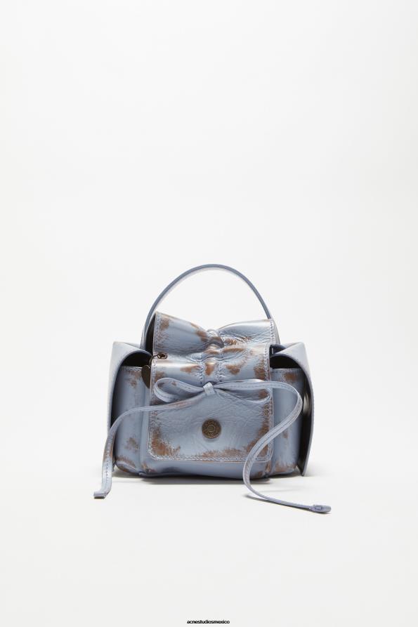 Acne Studios accesorios lila/marrón 0T4HT755 bolso mini con múltiples bolsillos