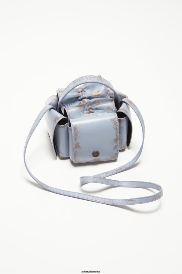 Acne Studios accesorios lila/marrón 0T4HT755 bolso mini con múltiples bolsillos