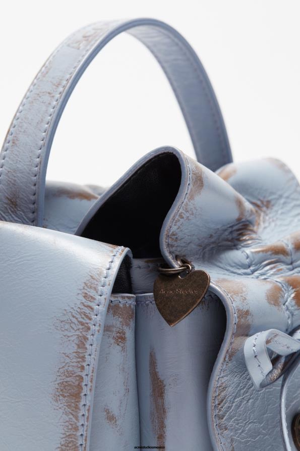 Acne Studios accesorios lila/marrón 0T4HT755 bolso mini con múltiples bolsillos