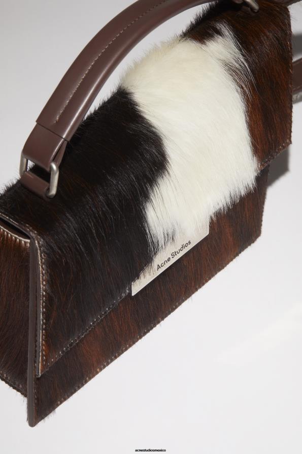 Acne Studios accesorios marrón múltiple 0T4HT635 bolso mini distorsión