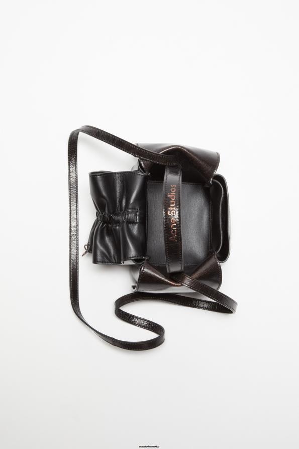 Acne Studios accesorios marron oscuro 0T4HT578 bolso mini con múltiples bolsillos